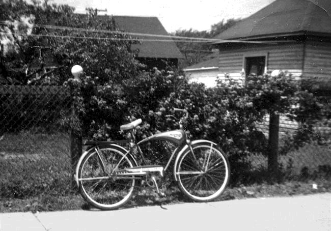 Photo of 
  bicycle won in the Tip-Top Bread talent contest