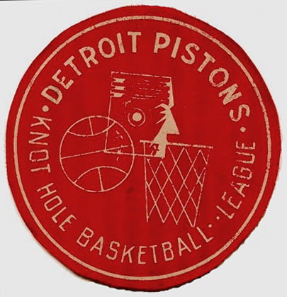 Photo of 
 Patch for Detroit Pistons Knot Hole League